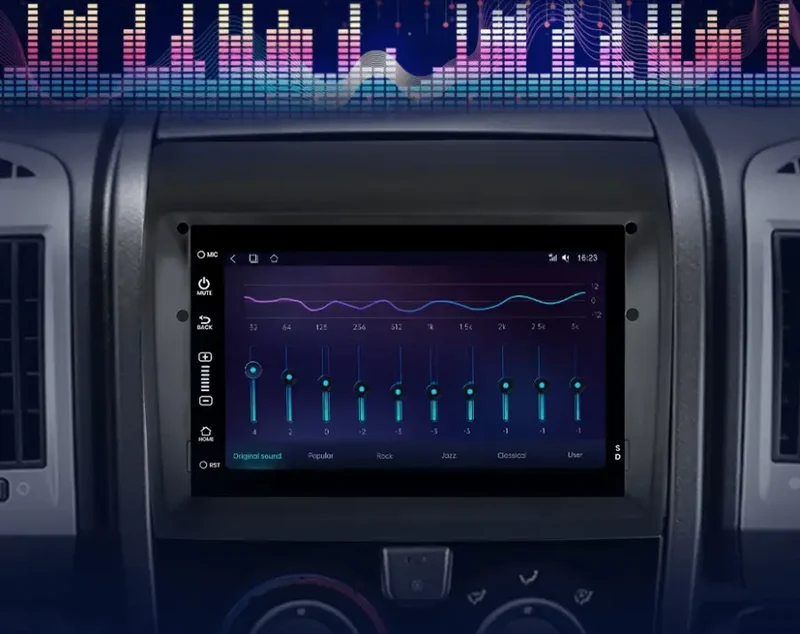 Radio Android do Fiat Ducato Citroen Jumper Peugeot Boxer 2012-2015 (2008-2015) CarPlay Android Auto 4G WiFi GPS DSP