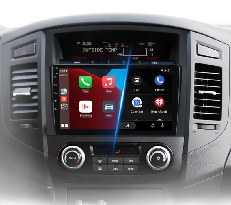 Radio Android do Mitsubishi Pajero IV (V80 V90) (2006-2014) CarPlay Android Auto 4G WiFi GPS DSP