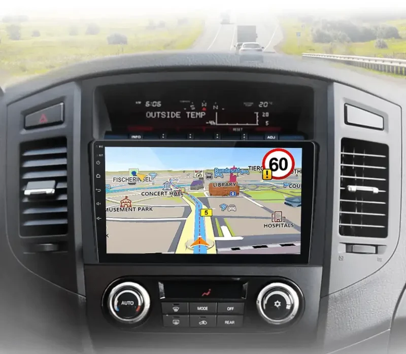 Radio Android do Mitsubishi Pajero IV (V80 V90) (2006-2014) CarPlay Android Auto 4G WiFi GPS DSP