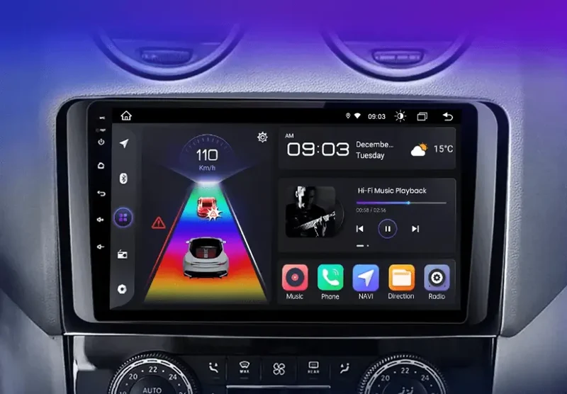 Radio Android do Mercedes-Benz ML W164 GL X164 CarPlay Android Auto 4G WiFi GPS DSP
