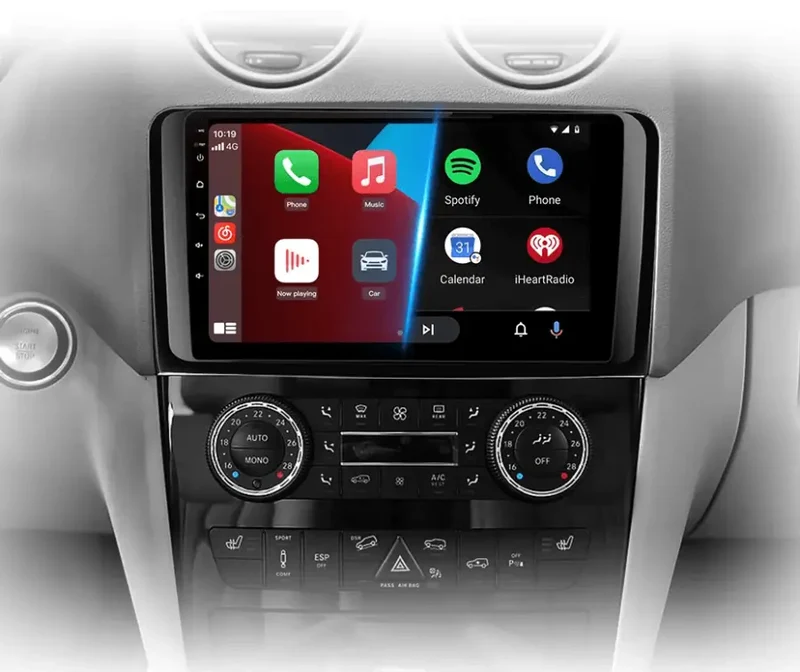 Radio Android do Mercedes-Benz ML W164 GL X164 CarPlay Android Auto 4G WiFi GPS DSP