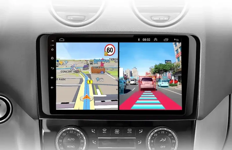 Radio Android do Mercedes-Benz ML W164 GL X164 CarPlay Android Auto 4G WiFi GPS DSP