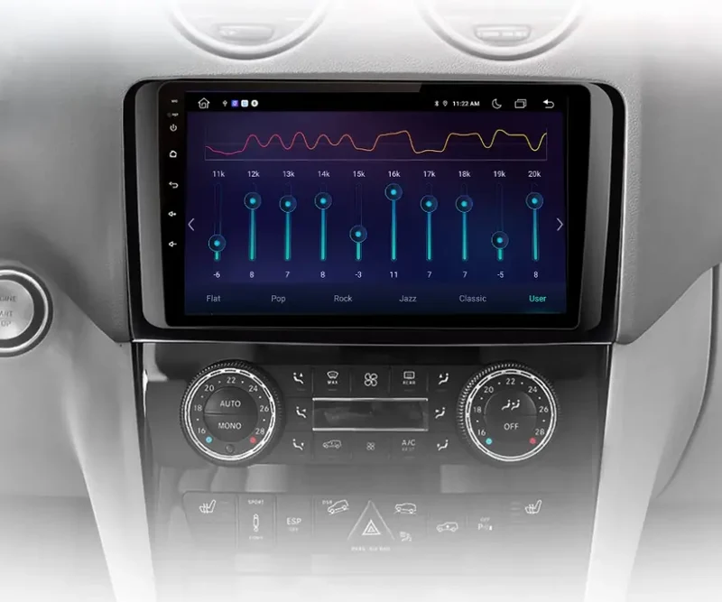 Radio Android do Mercedes-Benz ML W164 GL X164 CarPlay Android Auto 4G WiFi GPS DSP