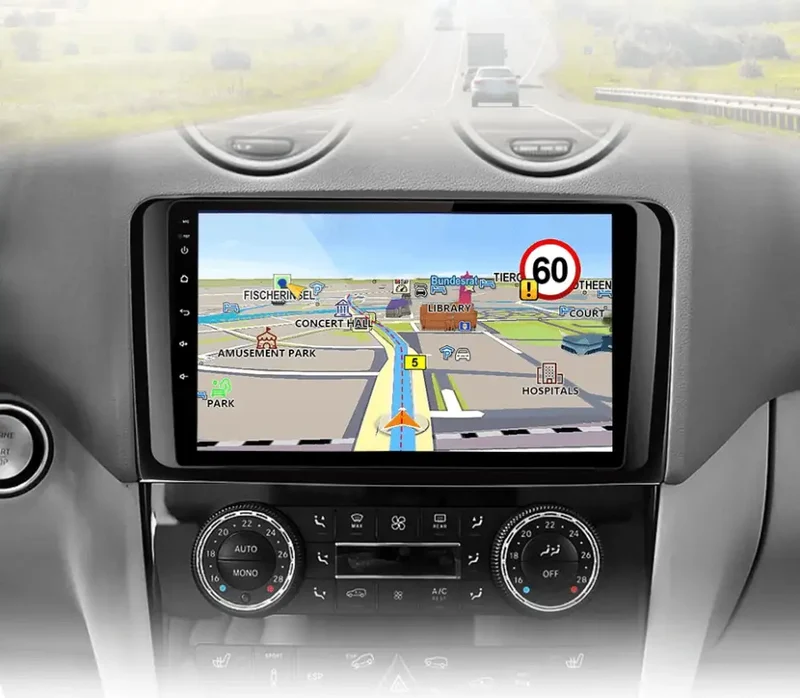 Radio Android do Mercedes-Benz ML W164 GL X164 CarPlay Android Auto 4G WiFi GPS DSP