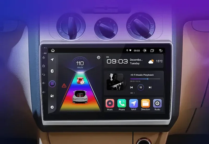 Radio Android do Volkswagen VW Touran I (2003-2010) CarPlay Android Auto 4G WiFi GPS DSP