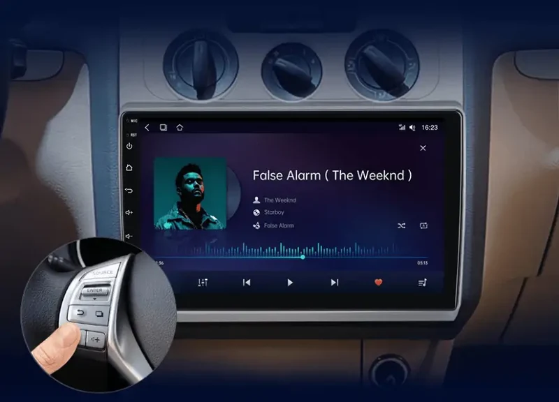 Radio Android do Volkswagen VW Touran I (2003-2010) CarPlay Android Auto 4G WiFi GPS DSP