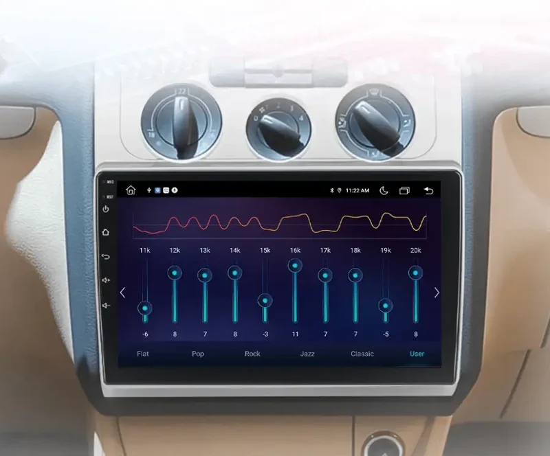 Radio Android do Volkswagen VW Touran I (2003-2010) CarPlay Android Auto 4G WiFi GPS DSP