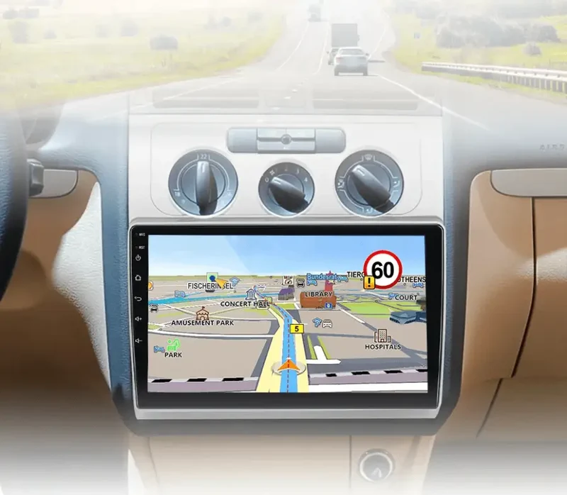 Radio Android do Volkswagen VW Touran I (2003-2010) CarPlay Android Auto 4G WiFi GPS DSP