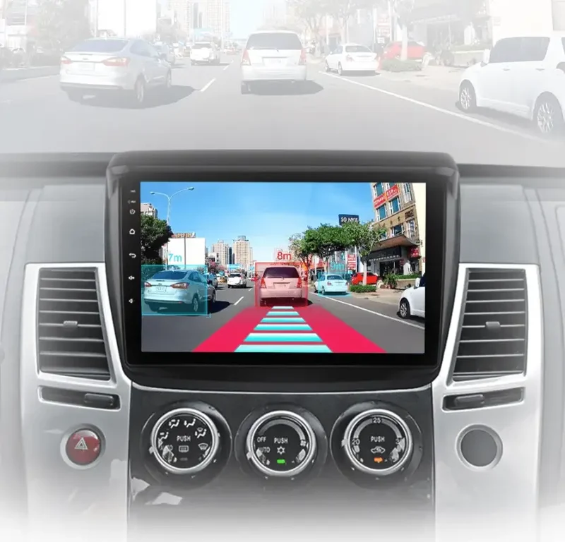 Radio Android do Mitsubishi Pajero Sport II L200 Triton (2008-2016) CarPlay Android Auto 4G WiFi GPS DSP