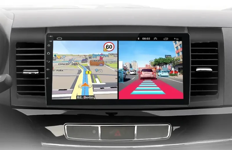 Radio Android do Mitsubishi Lancer (2007-2013) CarPlay Android Auto 4G WiFi GPS DSP