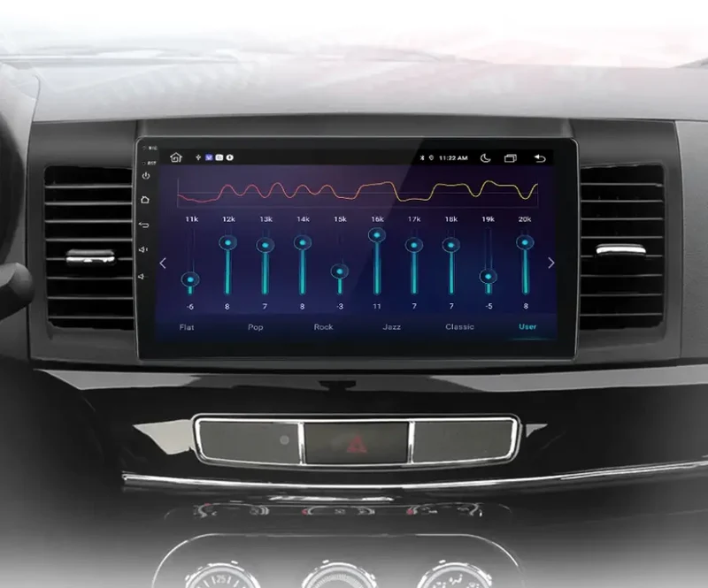 Radio Android do Mitsubishi Lancer (2007-2013) CarPlay Android Auto 4G WiFi GPS DSP