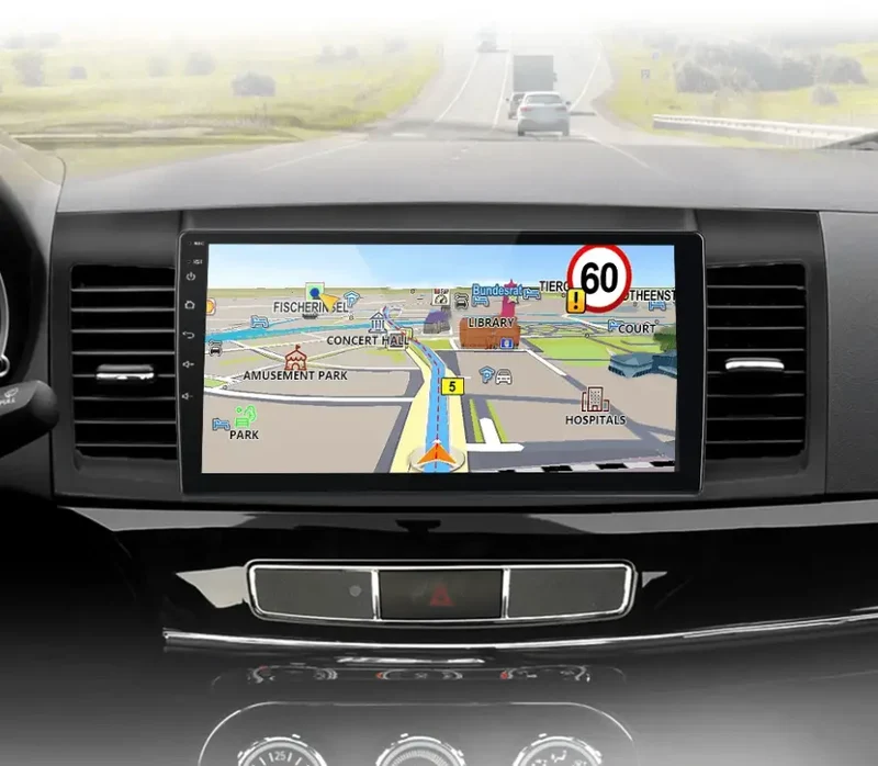 Radio Android do Mitsubishi Lancer (2007-2013) CarPlay Android Auto 4G WiFi GPS DSP