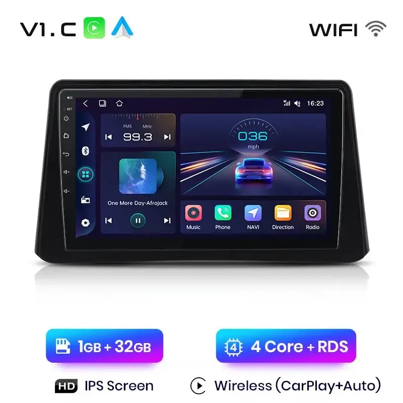 Radio Android do Opel Mokka (2012-2016) CarPlay Android Auto 4G WiFi GPS DSP