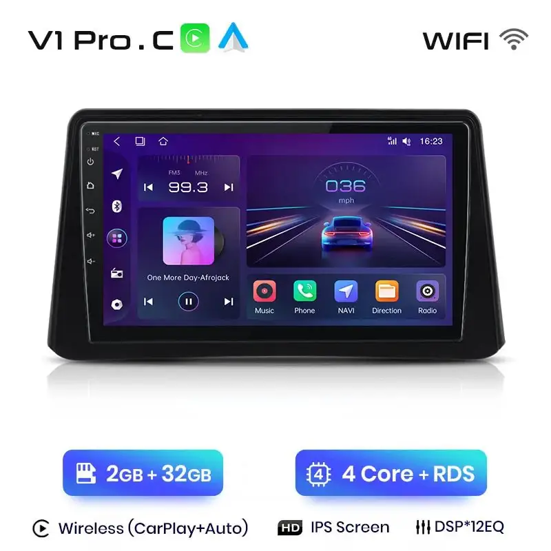Radio Android do Opel Mokka (2012-2016) CarPlay Android Auto 4G WiFi GPS DSP