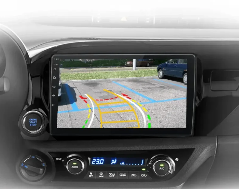Radio Android do Toyota Hilux Pickup AN120 (2015-2020) CarPlay Android Auto 4G WiFi GPS DSP