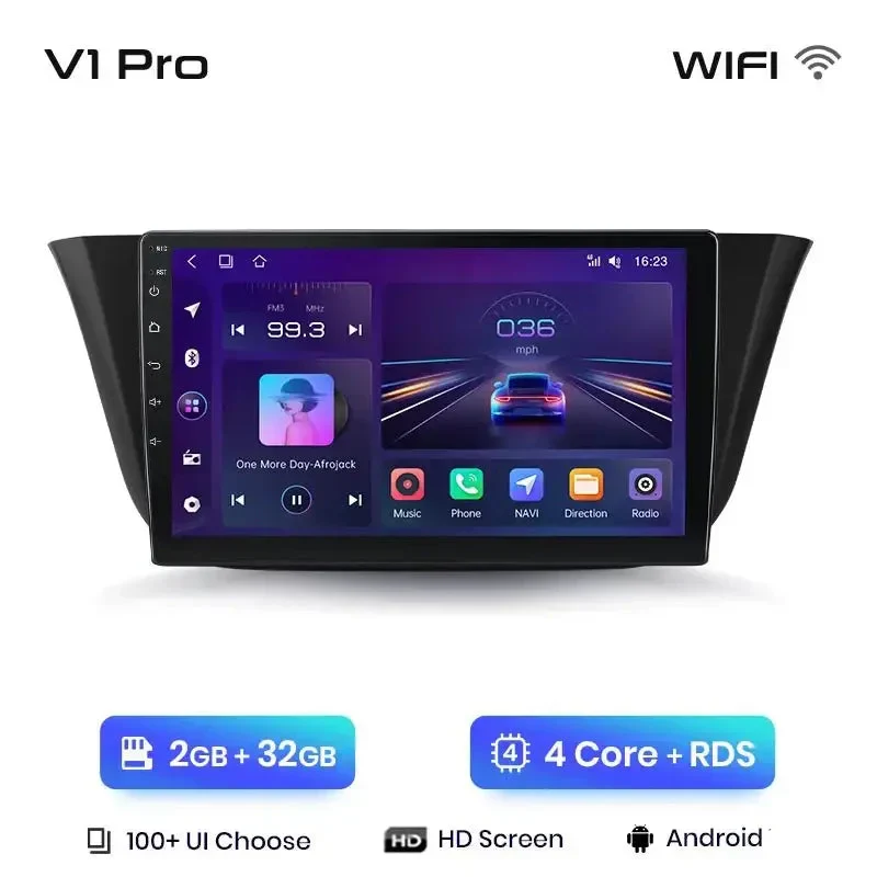 Radio Android do Iveco Daily (2014-2021) CarPlay Android Auto 4G WiFi GPS DSP