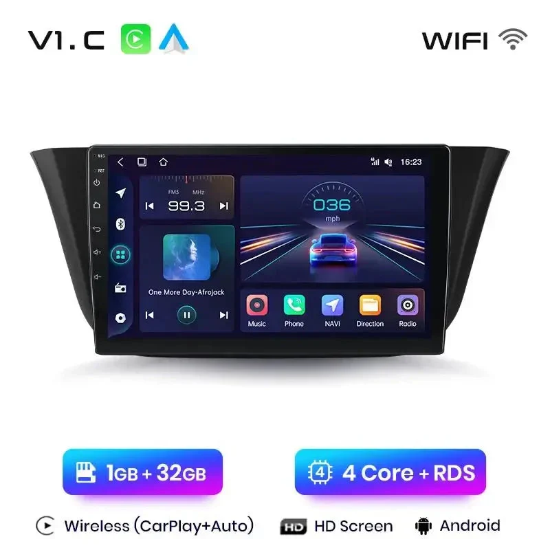 Radio Android do Iveco Daily (2014-2021) CarPlay Android Auto 4G WiFi GPS DSP
