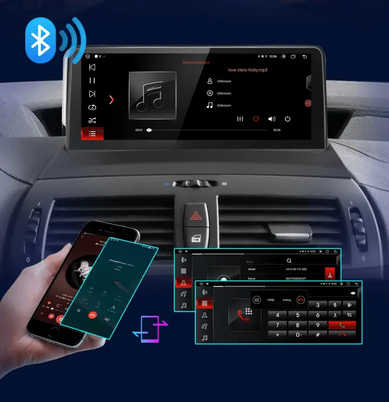 Radio Android do BMW X3 E83 (2004-2010) CarPlay Android Auto 4G WiFi GPS DSP