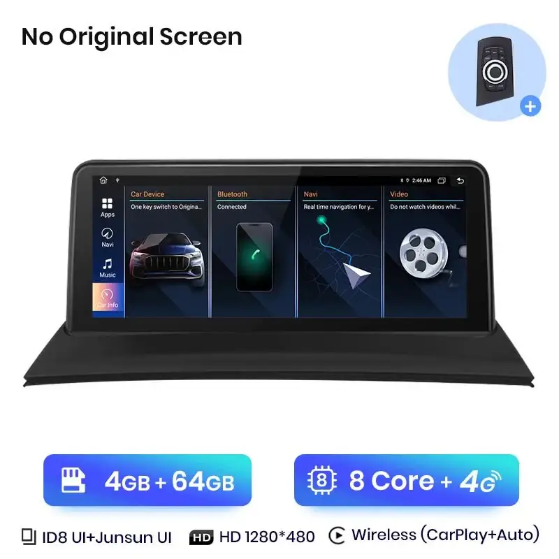 Radio Android do BMW X3 E83 (2004-2010) CarPlay Android Auto 4G WiFi GPS DSP