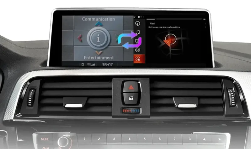 Radio Android do BMW Serii 1 F20 EVO Dedykowany (2017-2019) CarPlay Android Auto 4G WiFi GPS DSP Ekran