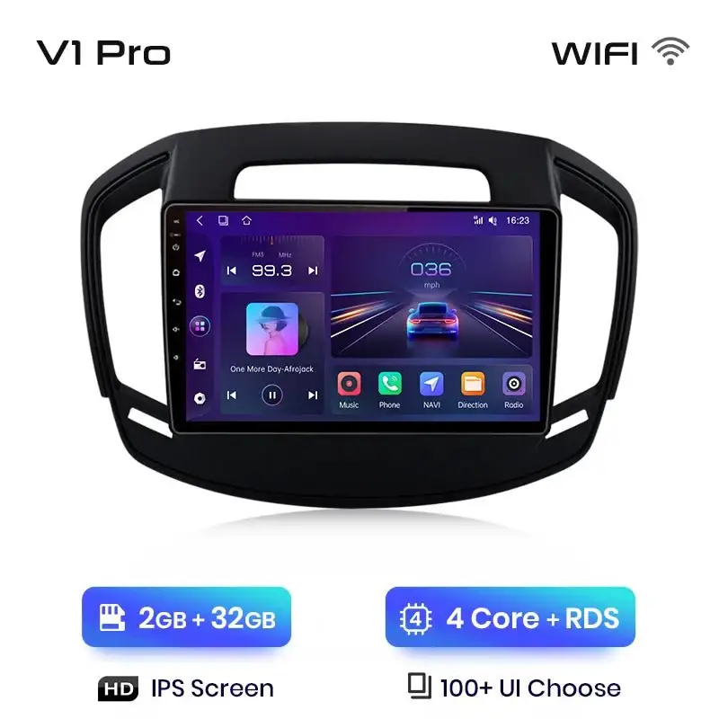 Radio Android do Opel Insignia (2013-2017) CarPlay Android Auto 4G WiFi GPS DSP