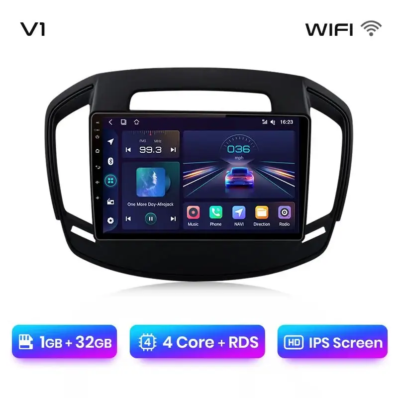 Radio Android do Opel Insignia (2013-2017) CarPlay Android Auto 4G WiFi GPS DSP