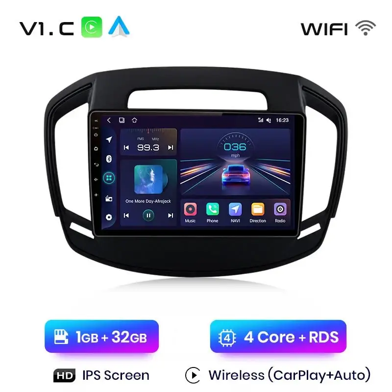 Radio Android do Opel Insignia (2013-2017) CarPlay Android Auto 4G WiFi GPS DSP