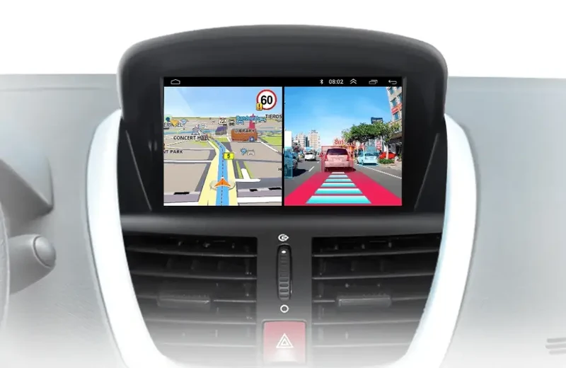 Radio Android do Peugeot 207 207CC (2006-2015) CarPlay Android Auto 4G WiFi GPS DSP