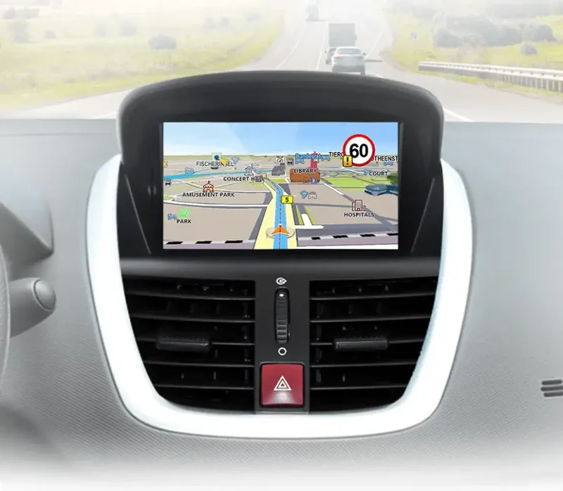 Radio Android do Peugeot 207 207CC (2006-2015) CarPlay Android Auto 4G WiFi GPS DSP