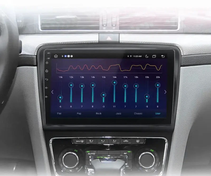 Radio Android do Skoda Superb II (2008-2015) CarPlay Android Auto 4G WiFi GPS DSP