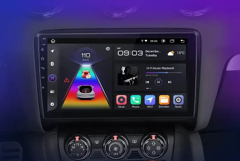 Radio Android do Audi TT MK2 (8J) (2006-2014) CarPlay Android Auto 4G WiFi GPS DSP