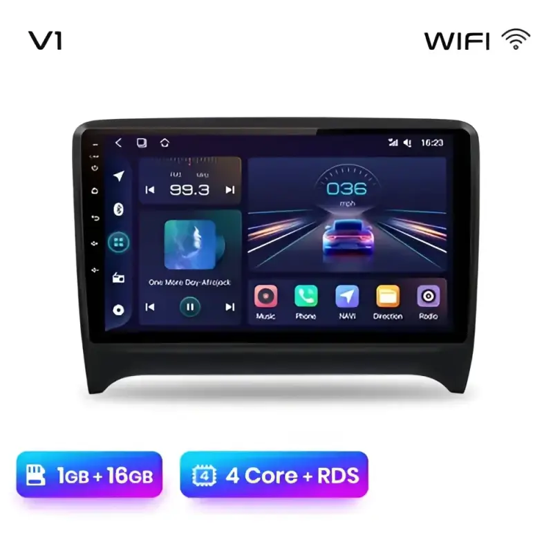 Radio Android do Audi TT MK2 (8J) (2006-2014) CarPlay Android Auto 4G WiFi GPS DSP