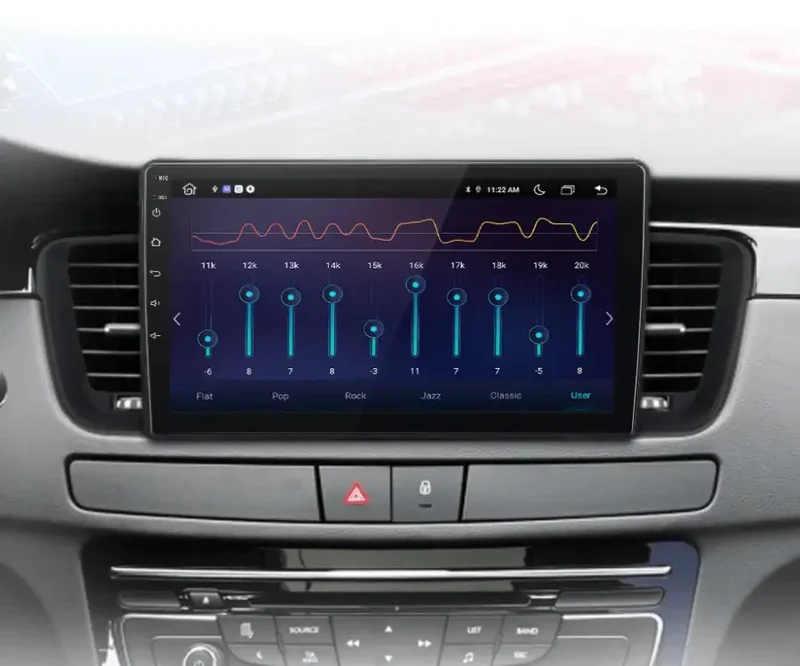 Radio Android do Peugeot 508 508SW (2011-2018) CarPlay Android Auto 4G WiFi GPS DSP