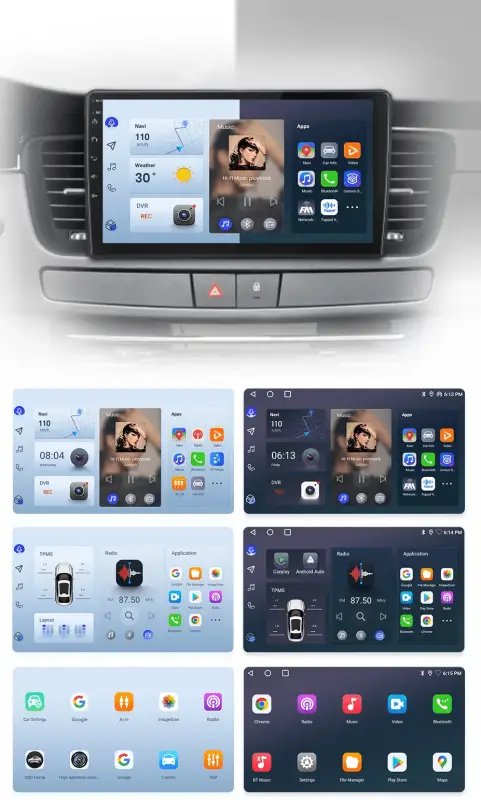 Radio Android do Peugeot 508 508SW (2011-2018) CarPlay Android Auto 4G WiFi GPS DSP