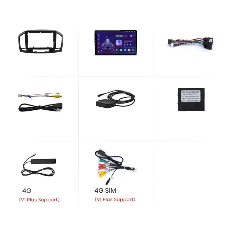 Radio Android do Opel Insignia (2009-2013) CarPlay Android Auto 4G WiFi GPS DSP