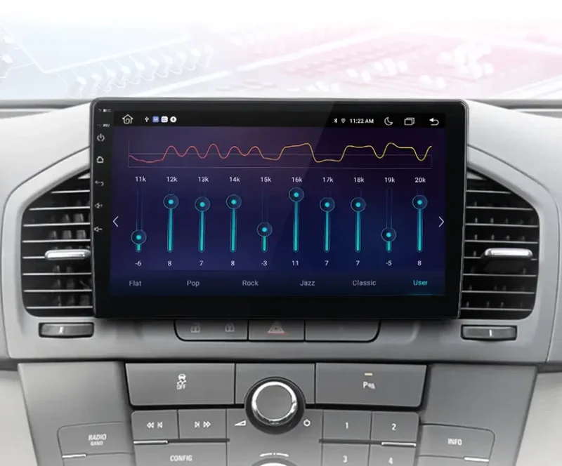 Radio Android do Opel Insignia (2009-2013) CarPlay Android Auto 4G WiFi GPS DSP