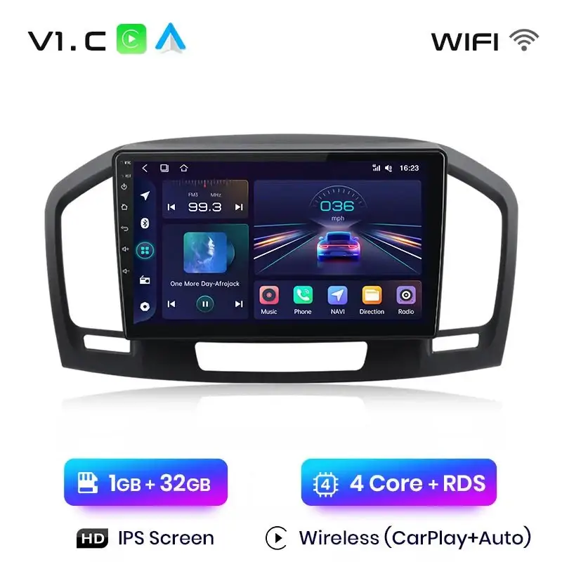 Radio Android do Opel Insignia (2009-2013) CarPlay Android Auto 4G WiFi GPS DSP