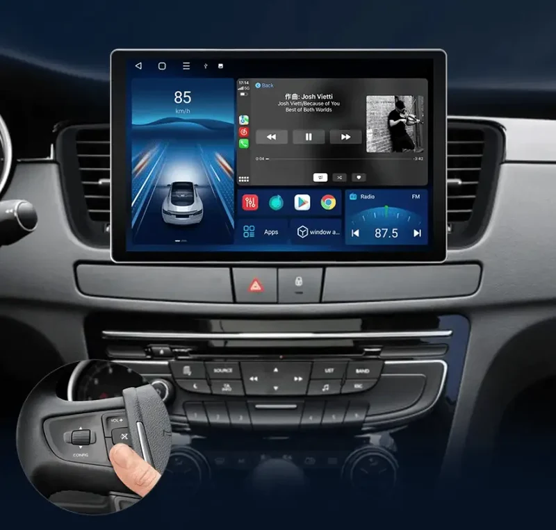 Radio Android do Peugeot 508 508SW (2011-2018) CarPlay Android Auto 4G WiFi GPS DSP