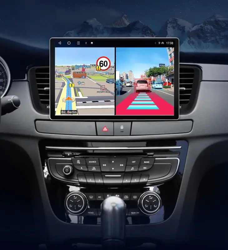 Radio Android do Peugeot 508 508SW (2011-2018) CarPlay Android Auto 4G WiFi GPS DSP