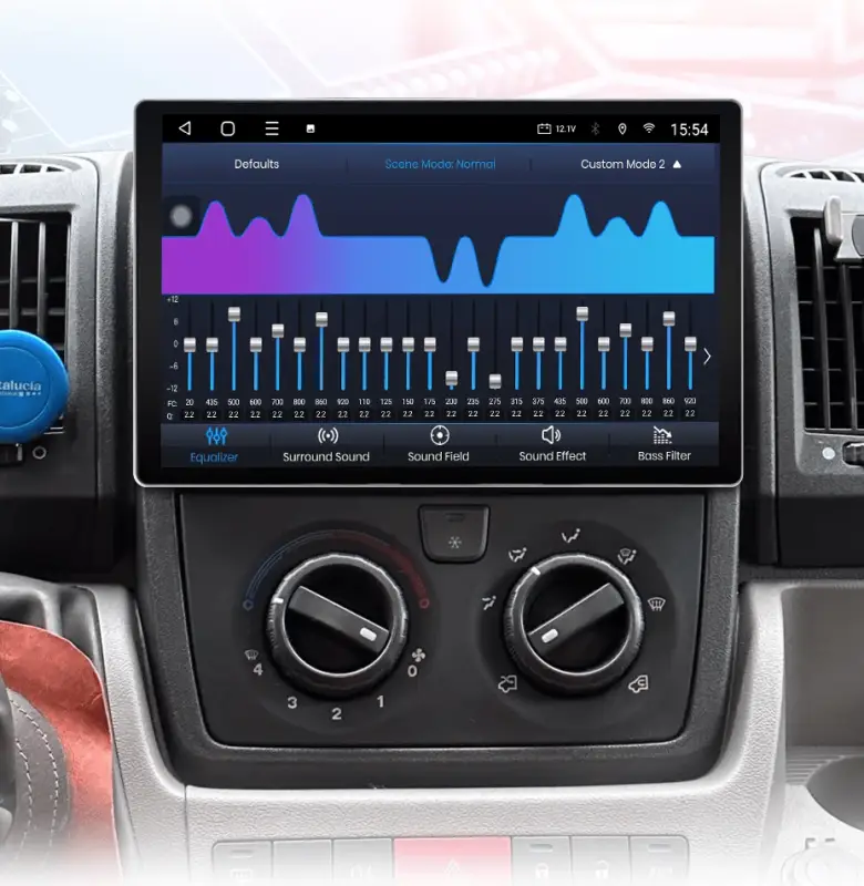 Radio Android do Fiat Ducato Boxer Jumper (2007-2015) CarPlay Android Auto 4G WiFi GPS DSP