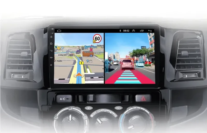 Radio Android do Toyota Fortuner Hilux Revo Hilux Vigo (2007-2015) CarPlay Android Auto 4G WiFi GPS DSP