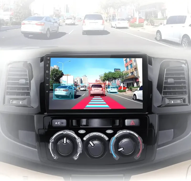 Radio Android do Toyota Fortuner Hilux Revo Hilux Vigo (2007-2015) CarPlay Android Auto 4G WiFi GPS DSP
