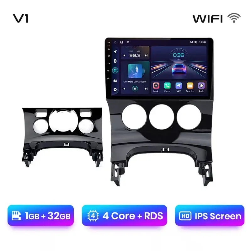 Radio Android do Peugeot 3008 (2009-2015) CarPlay Android Auto 4G WiFi GPS DSP