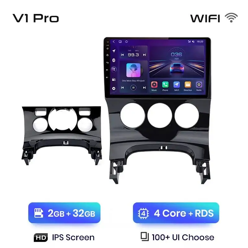 Radio Android do Peugeot 3008 (2009-2015) CarPlay Android Auto 4G WiFi GPS DSP
