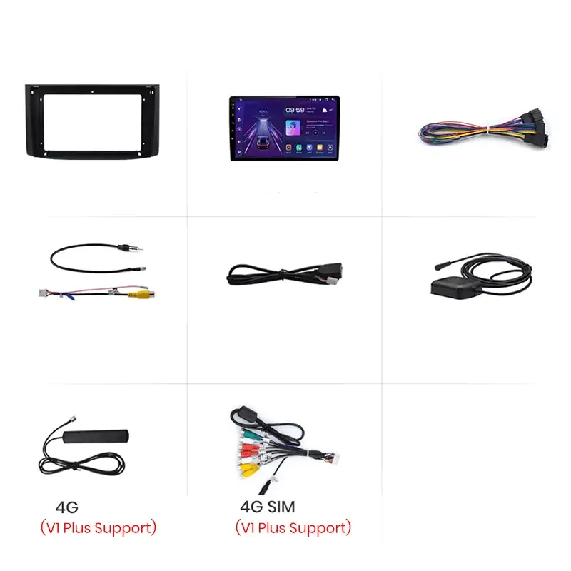 Radio Android do Chevrolet Aveo (2006-2012) CarPlay Android Auto 4G WiFi GPS DSP
