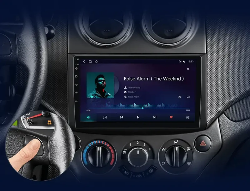 Radio Android do Chevrolet Aveo (2006-2012) CarPlay Android Auto 4G WiFi GPS DSP