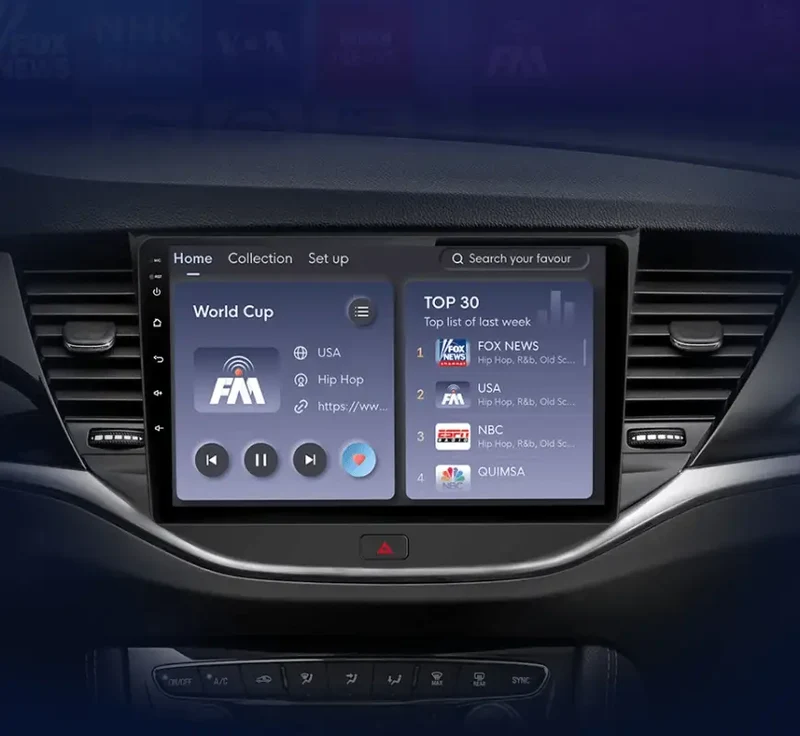 Radio Android do Opel Astra K (2015-2019) CarPlay Android Auto 4G WiFi GPS DSP