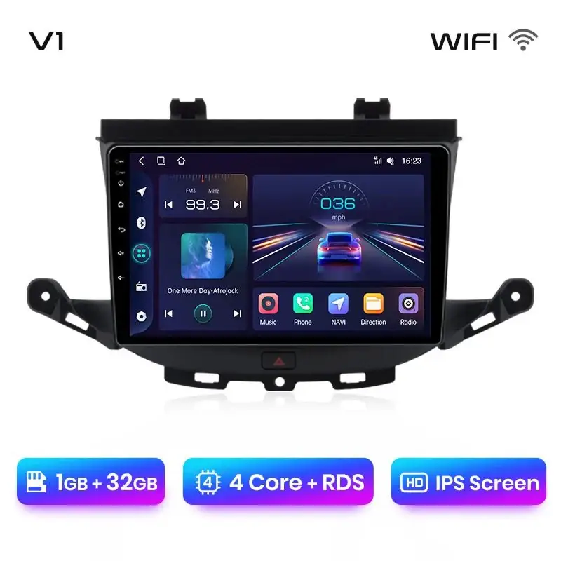 Radio Android do Opel Astra K (2015-2019) CarPlay Android Auto 4G WiFi GPS DSP