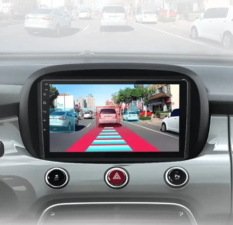 Radio Android do Fiat 500X (2014-2020) CarPlay Android Auto 4G WiFi GPS DSP