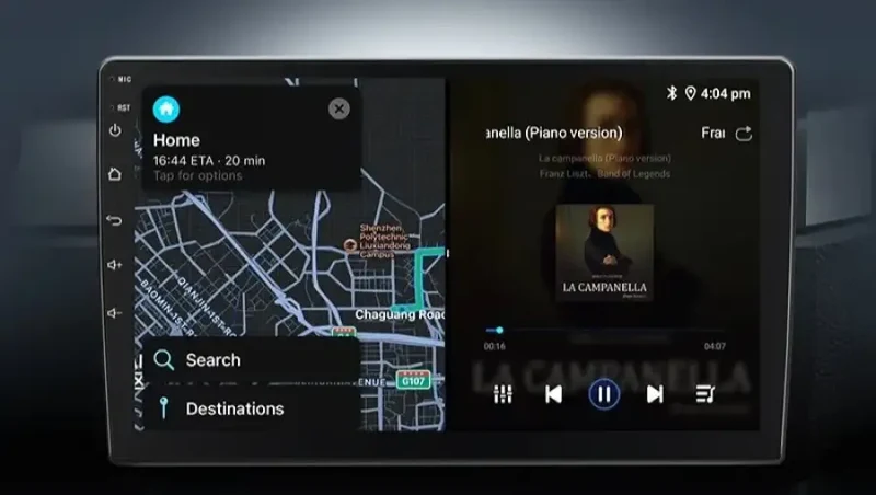 Radio Android do Fiat 500X (2014-2020) CarPlay Android Auto 4G WiFi GPS DSP